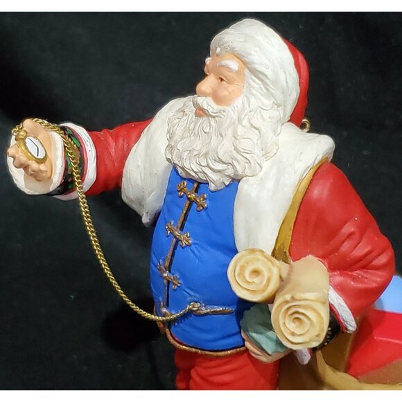 HALLMARK Night Before Christmas SANTA CLAUS Keepsake Ornament MISSING panda 2001 - Picture 4 of 11